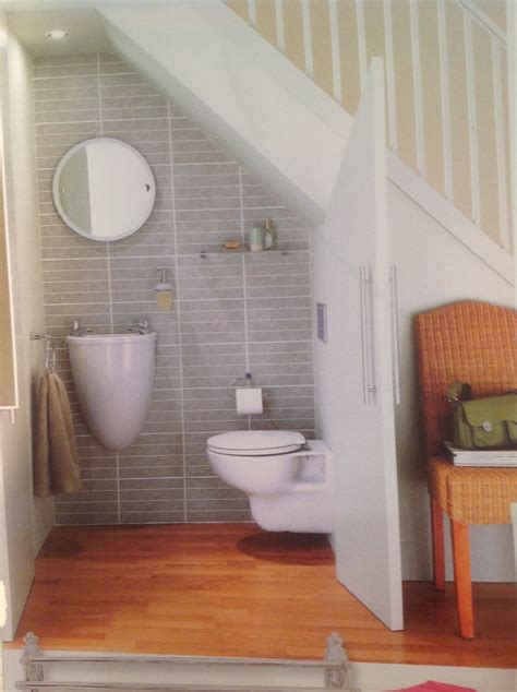 Downstairs Cloakroom Under The Stairs Great Use Of Space Bathroom