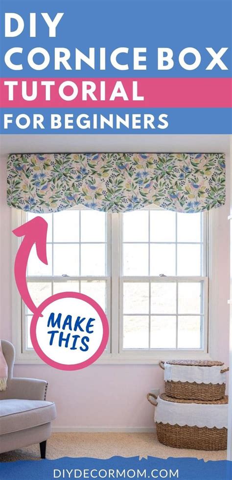 Make your own fabric covered box using my easy diy steps. How to make your own fabric covered cornice box! This ...