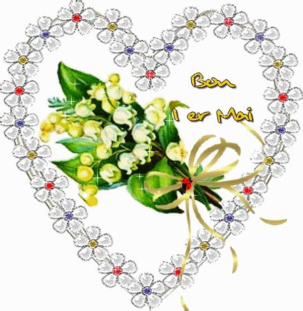 Convallaria majalis • muguet commun, muguet. Dans coeur. un joli bouquet de muguet pour le 1er mai - Centerblog
