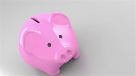 Royalty Free Stock Footage Animated Piggy Bank Youtube
