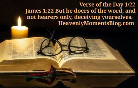 Verse Of The Day 122 James 122 But Be Doers Of The Word And Not