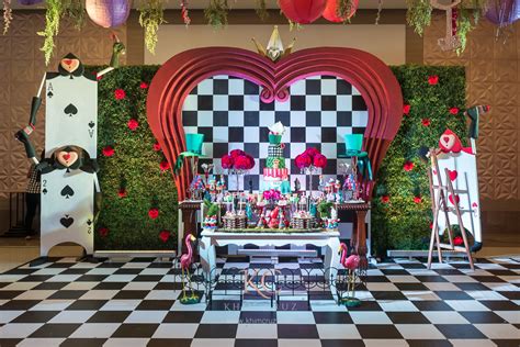 Alice In Wonderland Birthday Party Decor Dessert Table Setup Khim