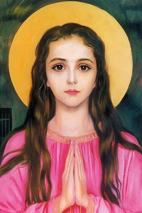 Saint Philomena Watercolor Print Philomena St Philomena Catholic Art