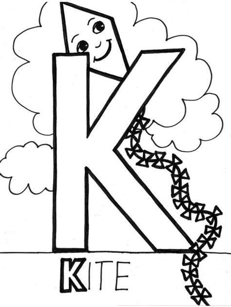 Letter K Coloring Page For Adults Elegant Black And White Floral