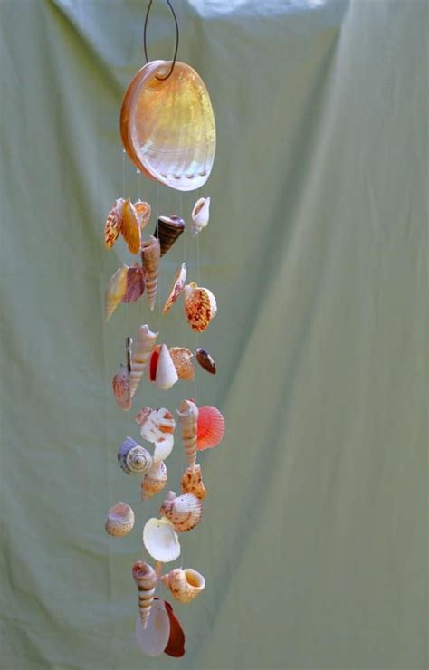 How To Make Sea Shell Wind Chimes Wind Chimes Shell Wind Chimes