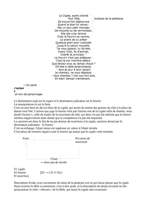 La Cigale Et La Fourmi Maupassant La Cigale Ayant Chanté Tout Lété