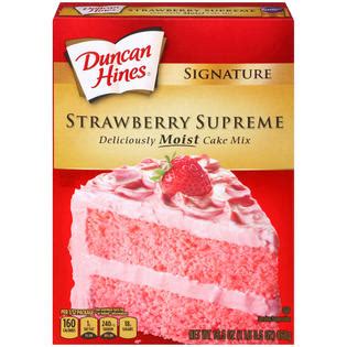 There's no limit to the baking possibilities, so grab your favorite duncan hines mix and comstock or wilderness fruit fillings and bake on! Duncan Hines Signature Strawberry Supreme Cake Mix - Food ...