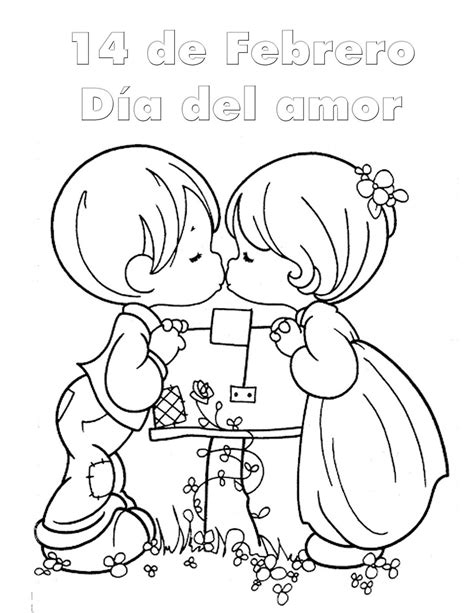 Día Del Amor Para Colorear 14 De Febrero Angel Coloring Pages Valentine Coloring Pages