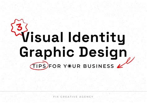 visual identity graphic design 3 tips for your business fix creative agency