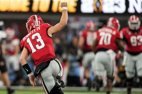 Georgia Repeats As National Champion Routing TCU 65 7 Al