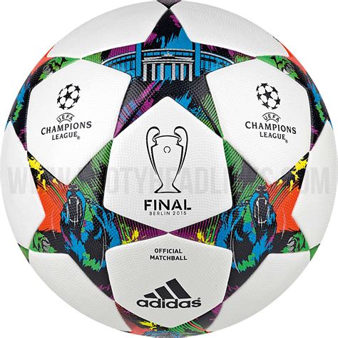 Uefa champions league training football professional ball size 5 blue white. Adidas Finale Berlin 2015 Champions League Ball Released ...
