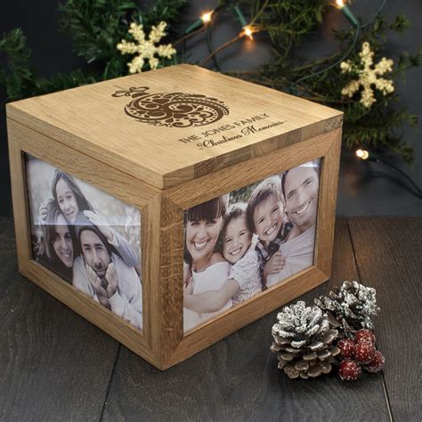 Personalised Woodland Reindeer Christmas Memory Box 🎁 Unique Ts Uk