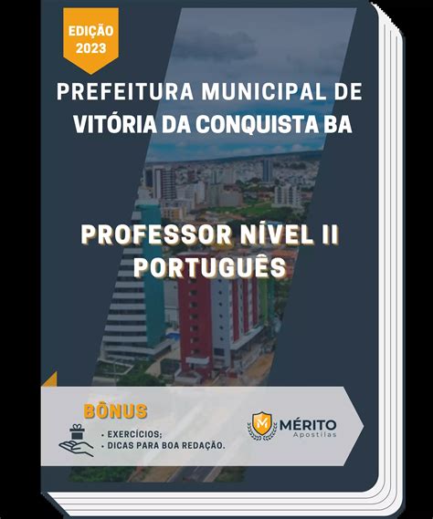 Apostila Professor Nível II Português Prefeitura de Vitória da