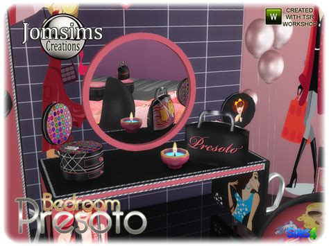 The Sims Resource Presoto Bedroom Girly