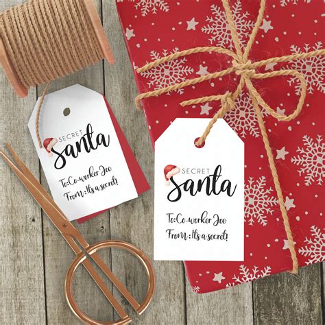 10 The Origin Secret Santa Gift Tags Free Printable