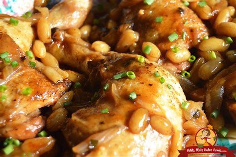 Recette de poulet aux cacahuètes