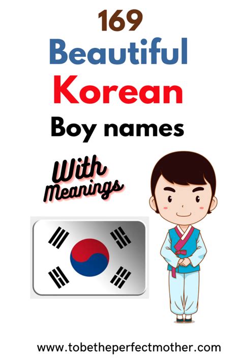 169 Korean Boy Names With Meanings To Be The Perfect Mother