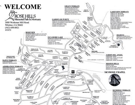 Rose Hills Memorial Park Map The World Map