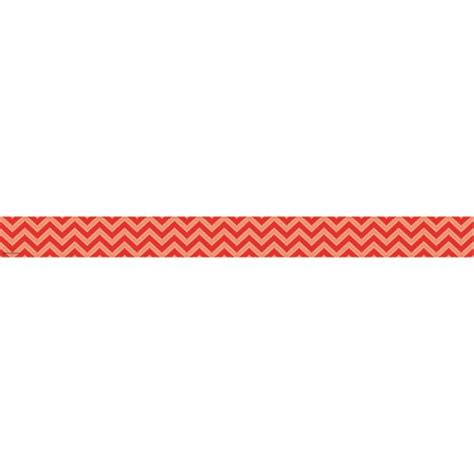 Teacher Created Resources Tcr5522 Red Chevron Straight Border Trim