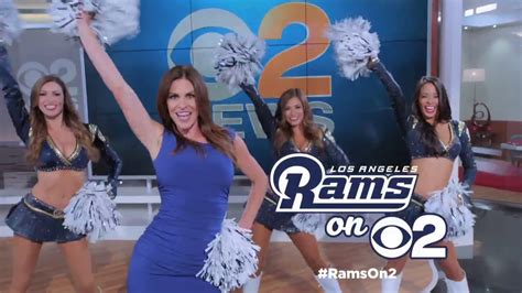 Rams On 2 Stephanie And The La Rams Cheerleaders Youtube