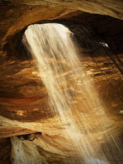 Water Falls Inside Cave · Free Stock Photo