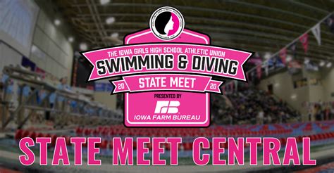 2020 State Swimming And Diving Meet Central Iowa High School Girls