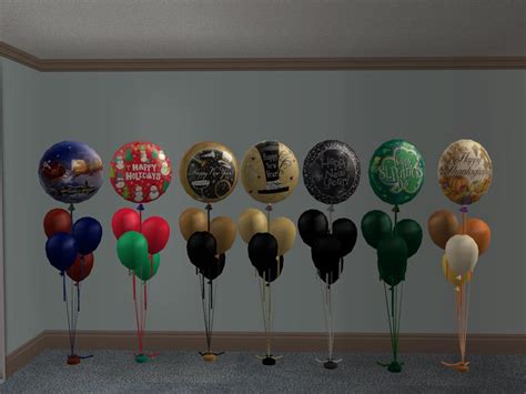 Sims 4 Birthday Balloons