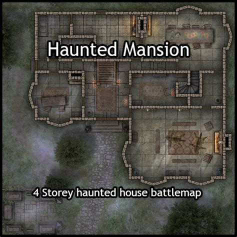 Find Your Way Through A Haunted Mansion With Heroic Maps Ontabletop