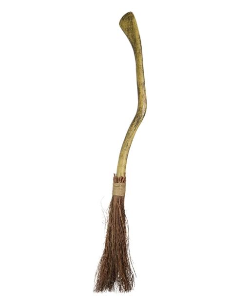 Witch Broom With Crooked Handle 36 Halloween Prop Fancy Dress Party