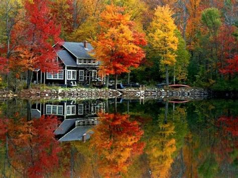 60 Fall Country Homes Wallpapers Download At Wallpaperbro Autumn