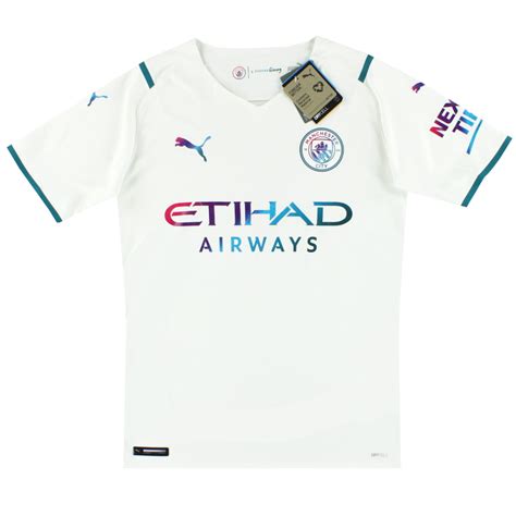 2021 22 Manchester City Puma Player Issue Away Shirt Wtags S 759183 02