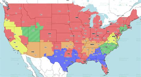 Its That Time Again — Nfl Tv Schedule And Coverage Maps Week 1 2021