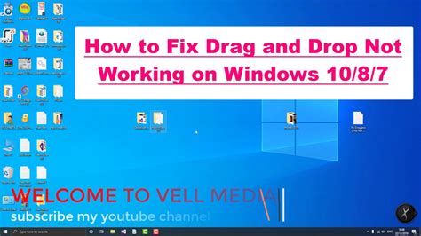 How To Fix Drag And Drop Not Working On Windows 1087 Youtube