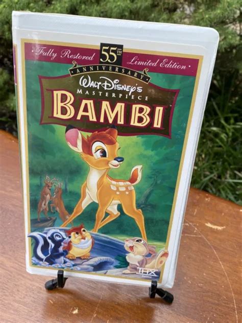 WALT DISNEY MASTERPIECE BAMBI 55th Anniversary Vhs Video Tape SEALED