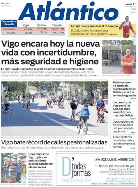 Periódico Atlántico Diario España Periódicos De España Toda La