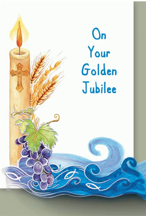 Golden Jubilee Religious Cards Gj39 Pack Of 12 2 Designs