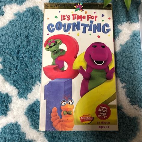 Barney Home Videos Toys Barney Its Time For Counting Vhs Home Movie