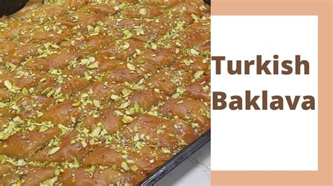 Easy Turkish Baklava Turkish Recipe Authentic Baklava Recipe By