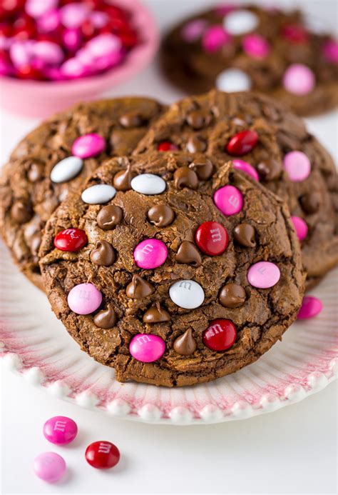 If you like your cookies packed with melty milk chocolate chips, crunchy m&ms, and colorful valentine sprinkles, then these valentine m&m cookies. Soft Batch Chocolate M&M Cookies - Baker by Nature