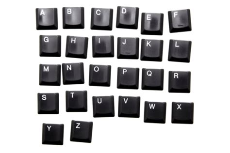 Great for children and seniors. Computer Keys Alphabet Keyboard Letters A To Z Stock Photo ...