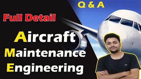 Aircraft Maintenance Engineering Course AME Full Details Admission