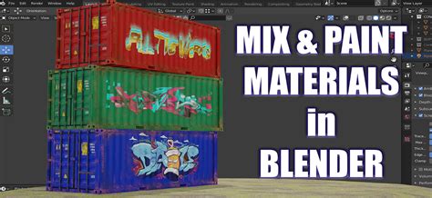 Mix And Paint Materials In Blender Blendernation
