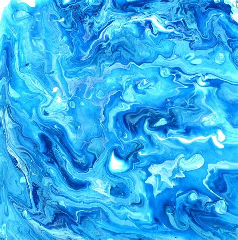 4 Abstract Blue Paint Texture 