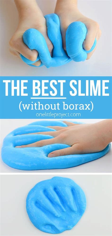 How To Make Slime Without Borax Homemade Slime Diy Slime Recipe