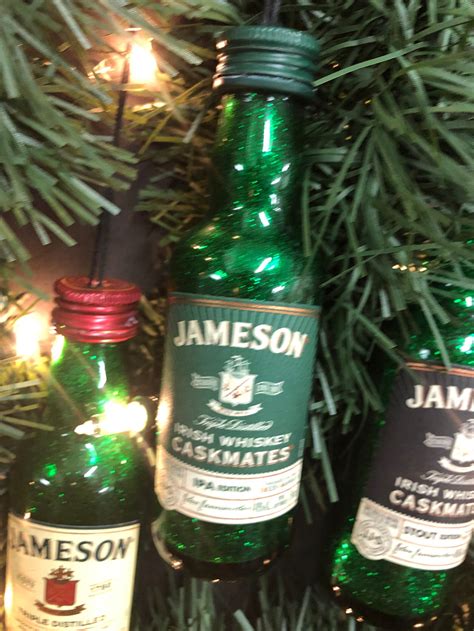 Jameson Irish Whiskey Mini Bottle Ornament T Set Jameson Etsy