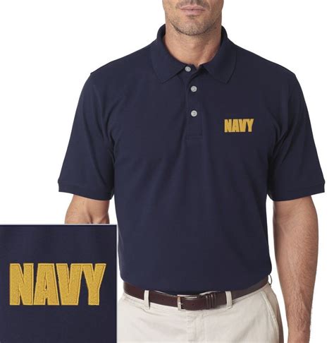 Us Navy Embroidered Blue Polo Shirt New Usaf Casual Shirts
