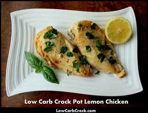 Serve over pasta or rice if desired. Low Carb Crock Pot Lemon Chicken (from frozen chicken breasts)