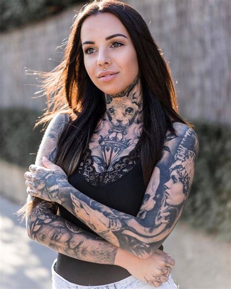 Tattoo Model And Tattoo Artist Nina L Thy Inkppl