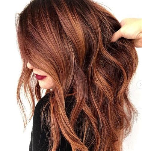 The berry color is the perfect blush color for dark skin tones,. 17 flattering cinnamon hair colour ideas for everyone to ...