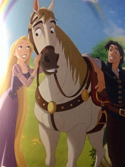 Rapunzel And Flynn Rider And Maximus The Horse Rapunzel And Flynn